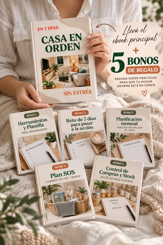 Casa en Orden sin Estrés en 7 días